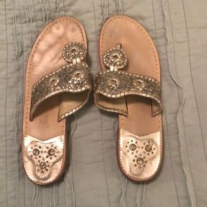 Glittery Jack Rogers